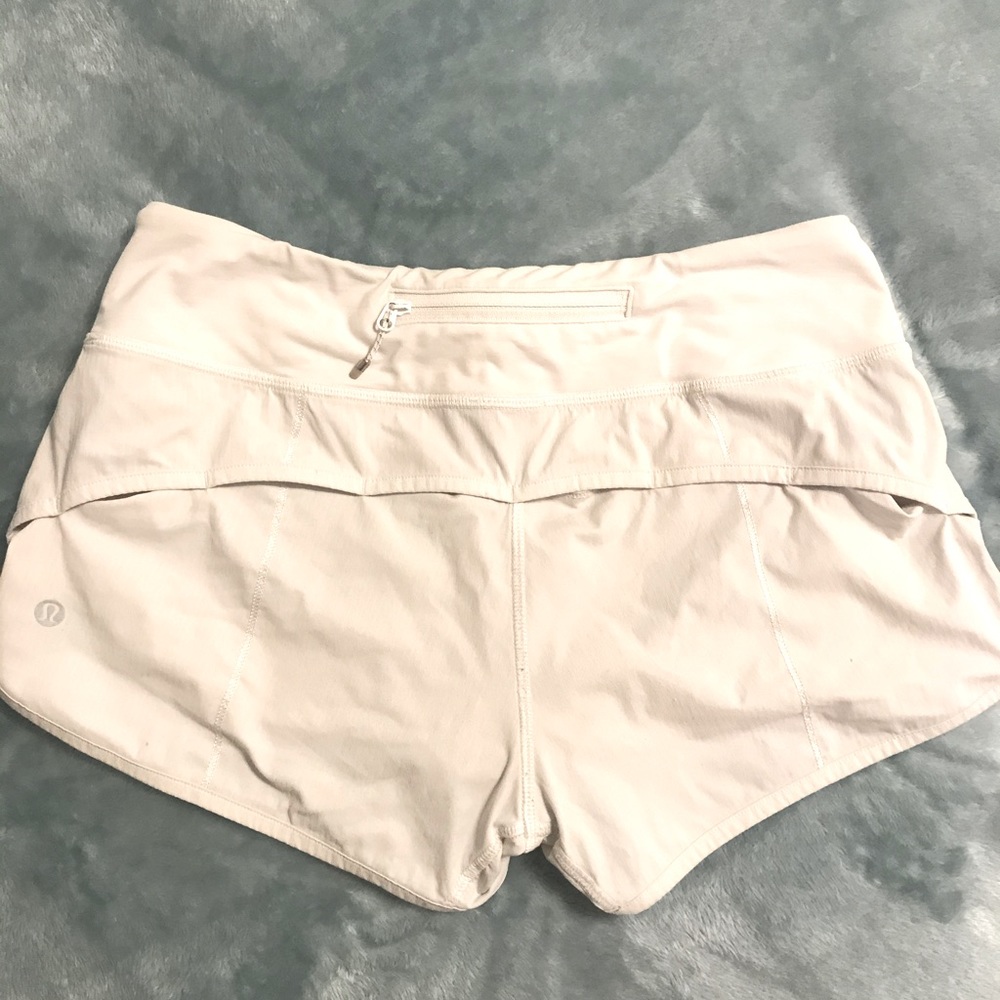 LULULEMON speed up shorts size 4